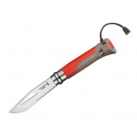 Opinel Outdoor No. 08 pocket knife, Earth Red